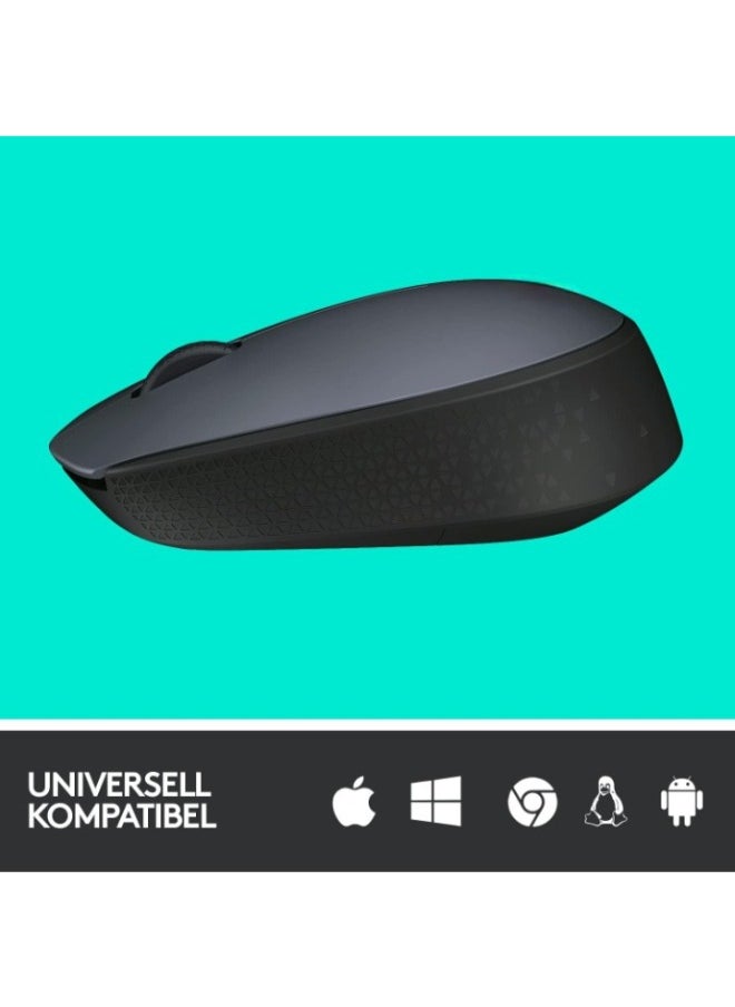 M170 Mouse Radio Optical Grey, Black 3 Buttons