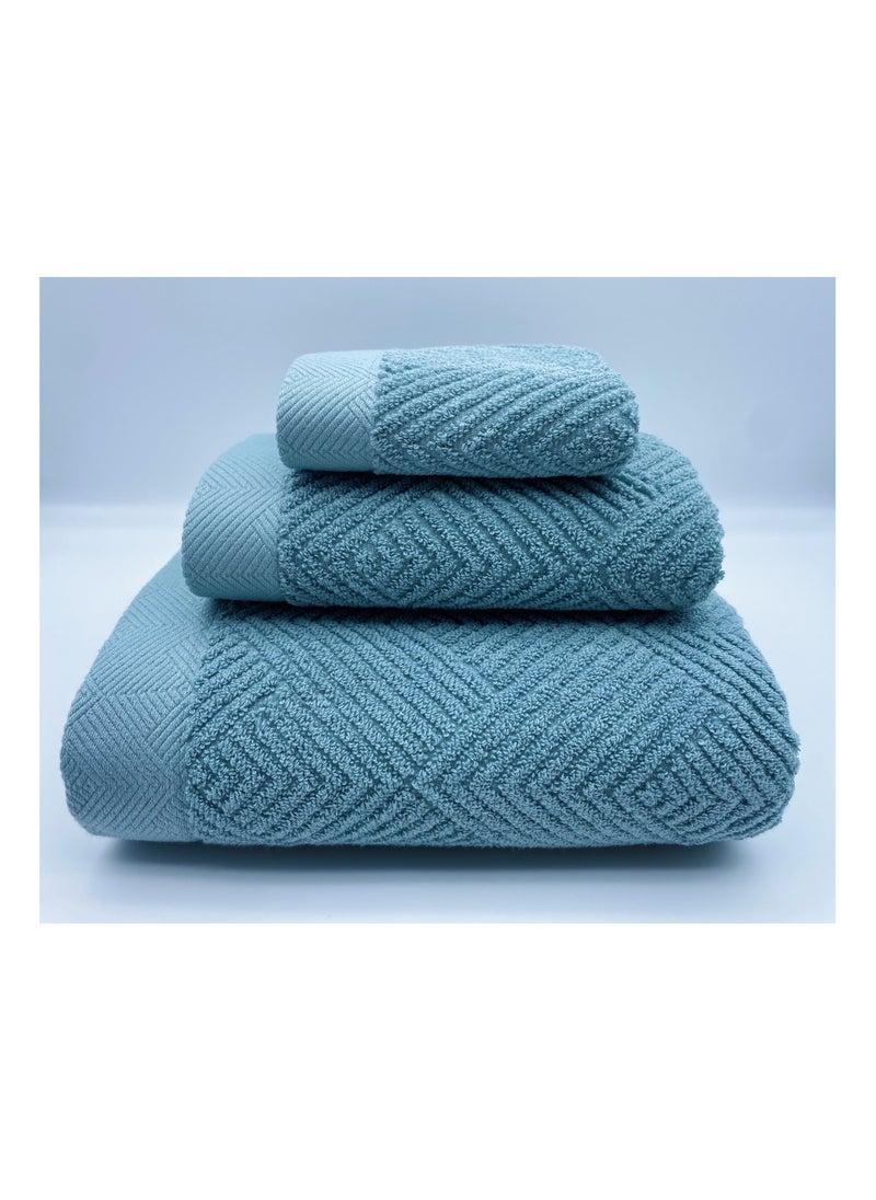 Quick drying and high water absorption luxury bath towels set 100% cotton soft and durable size 70 * 140cm sports hotel spa bathroom sensitive skin daily household use