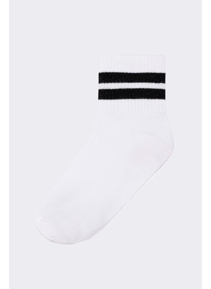 Striped Socket Socks