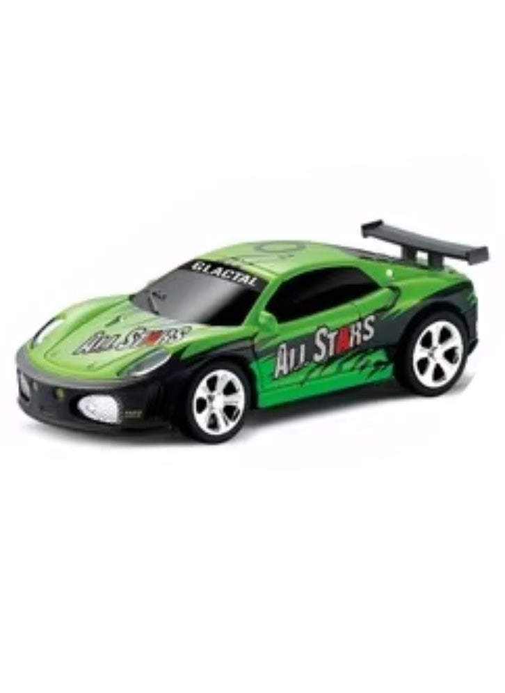 Electric powerful mini rc car with pocky can Green