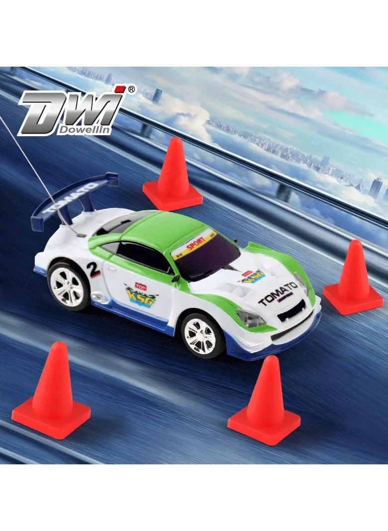 Electric powerful mini rc car with pocky can Green