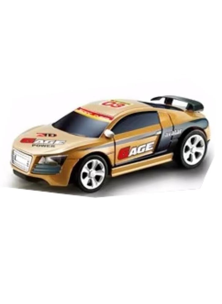 Electric powerful mini rc car with pocky can Gold