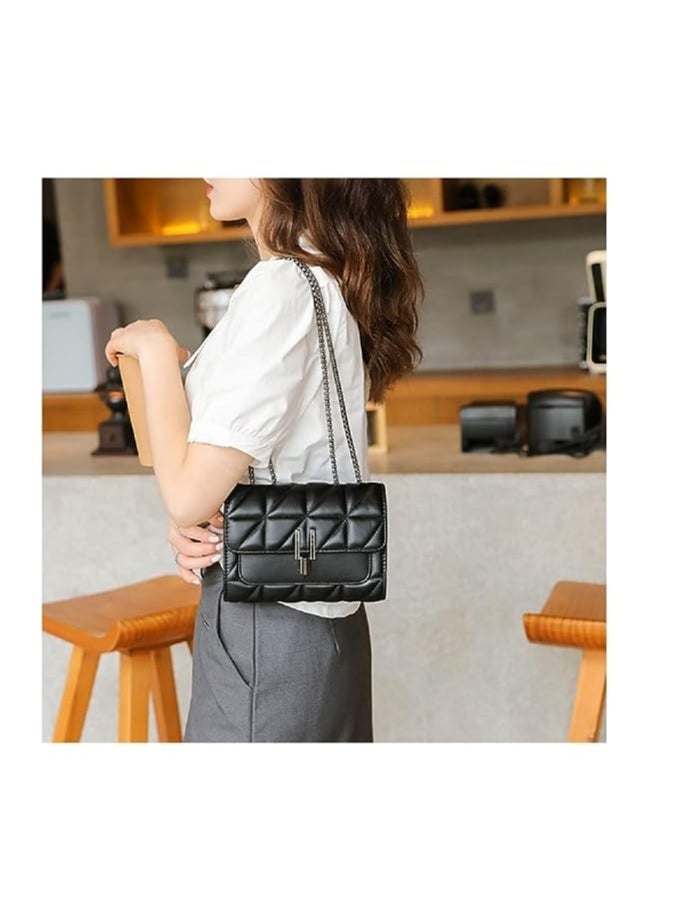 Crossbody Bags for Women Black PU Leather Shoulder Bag, Cellphone Bags Wallet Purse and Handbags Card Holder for Women