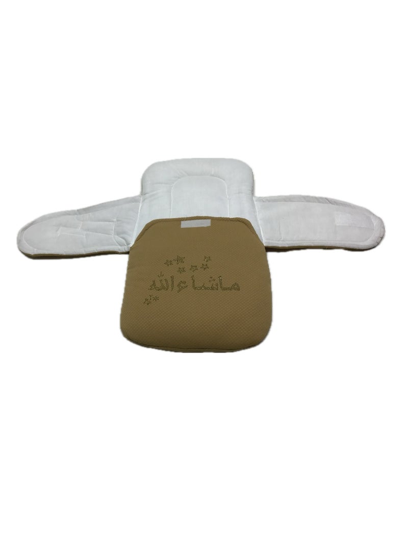 Baby sleeping Bag Velcro type attractive design-Beige Color from Sweet Baby.