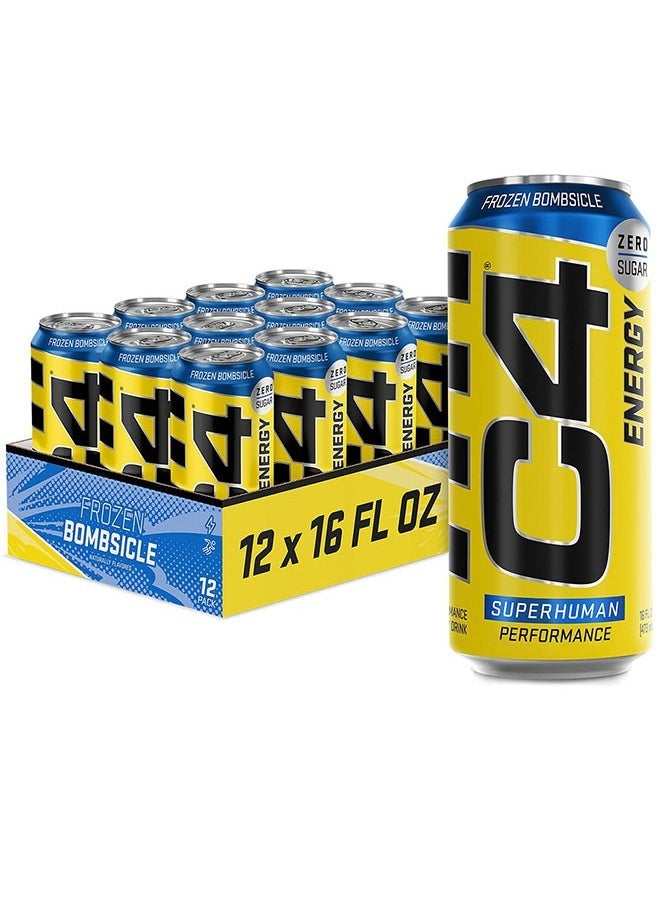 C4 Frozen Bombsicle 473ml, Pack of 12