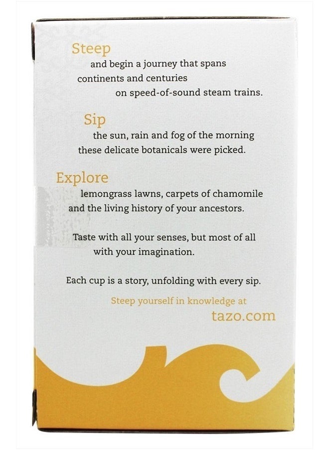 Tazo - Herbal Tea Caffeine Free Calm Chamomile - 20 Tea Bags