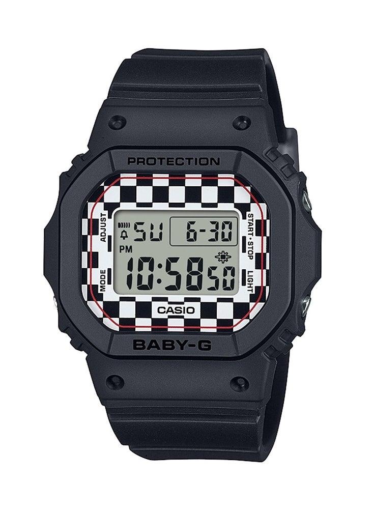 Casio Baby-G Digital Black Dial Resin Strap Men Watch BGD-565GS-1DR