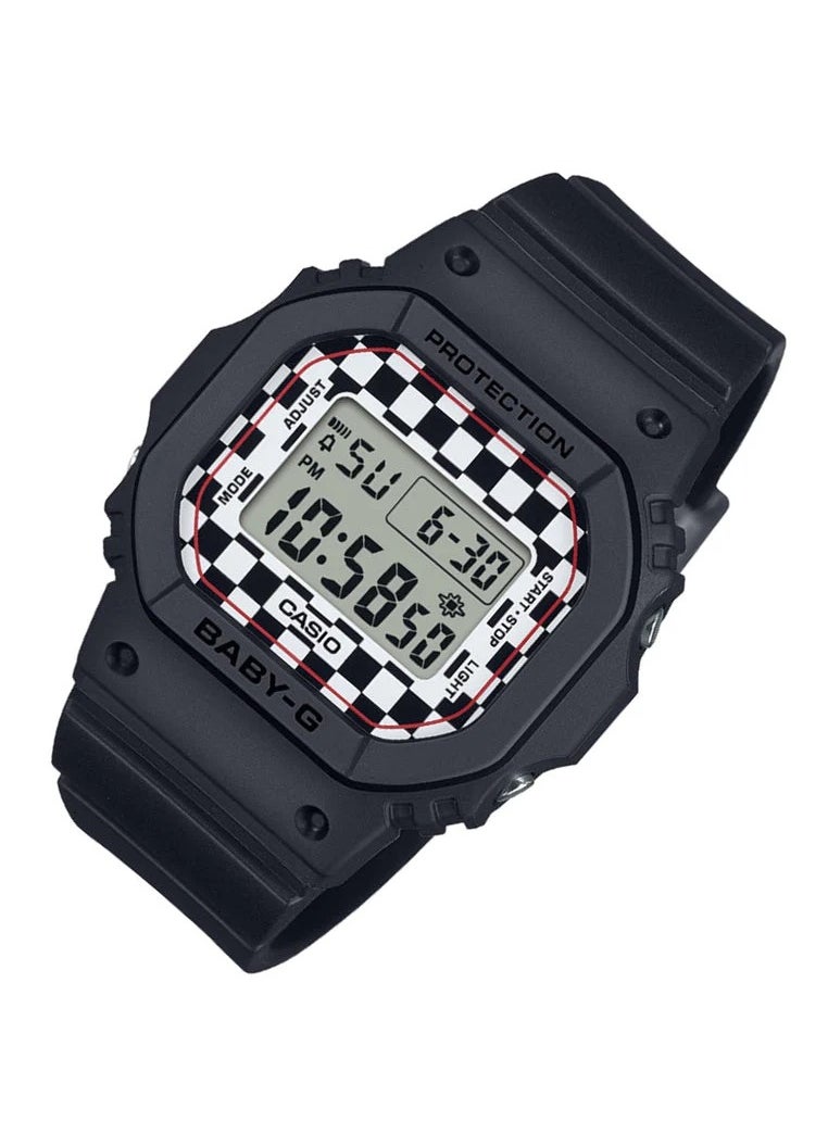 Casio Baby-G Digital Black Dial Resin Strap Men Watch BGD-565GS-1DR