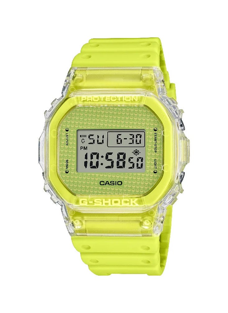 Casio G-Shock DW-5600GL-9DR Digital Dial Lime Green Resin Strap Men'S Watch