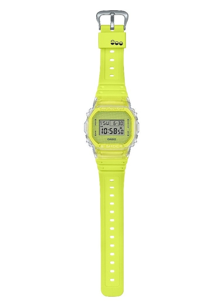 Casio G-Shock DW-5600GL-9DR Digital Dial Lime Green Resin Strap Men'S Watch