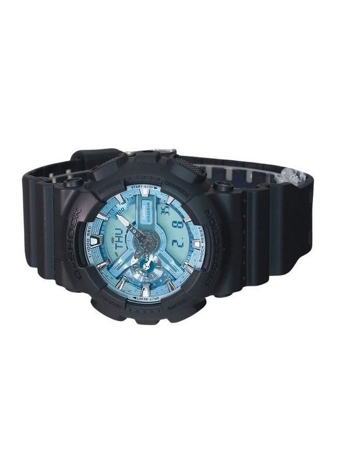 Casio G-Shock Analog Digital Resin Strap Ocean Blue Dial Quartz GA-110CD-1A2