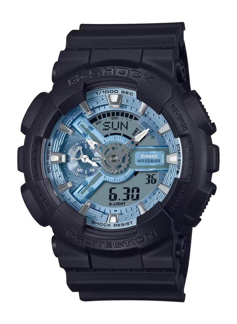 Casio G-Shock Analog Digital Resin Strap Ocean Blue Dial Quartz GA-110CD-1A2