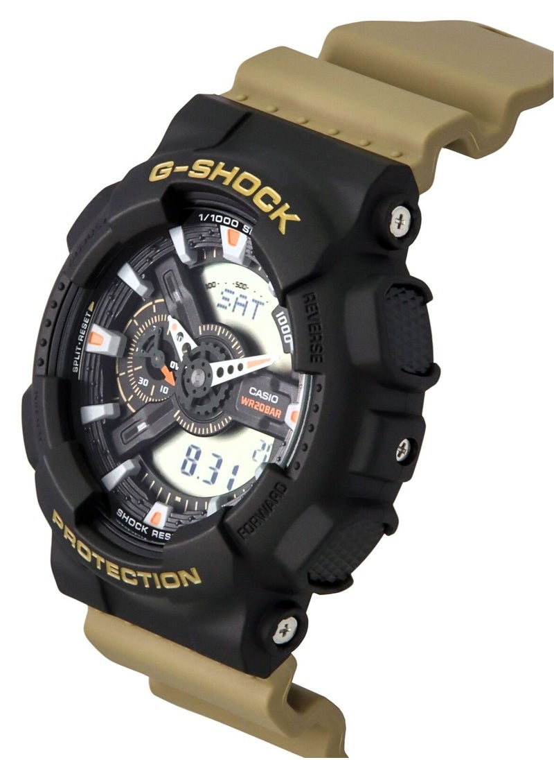 CASIO G-SHOCK GA-110TU-1A5DR Quartz Analog & Digital Watch