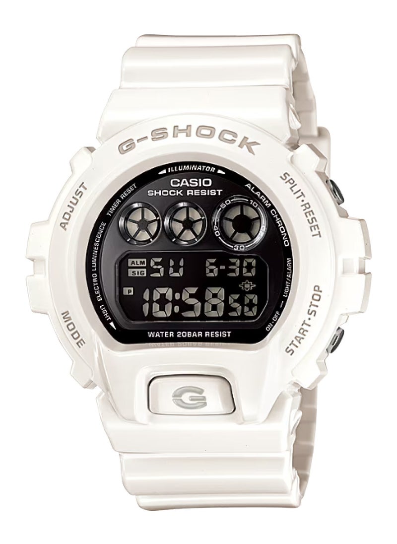 Casio G-Shock Men's Quartz Watch, Digital Display and Resin Strap-DW-6900NB-7DR