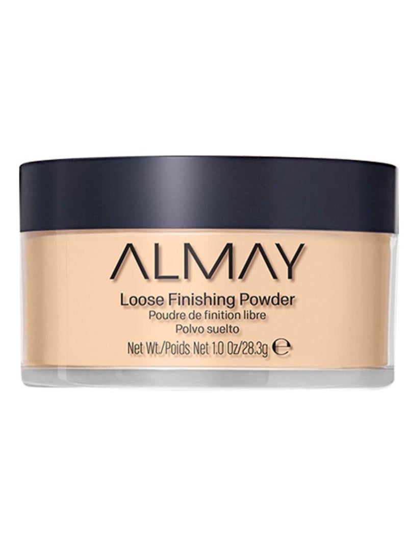 Almay Setting Powder, Face Makeup, Matte Loose Powder, Hypoallergenic, Cruelty Free, 200 Light Medium, 1 Oz