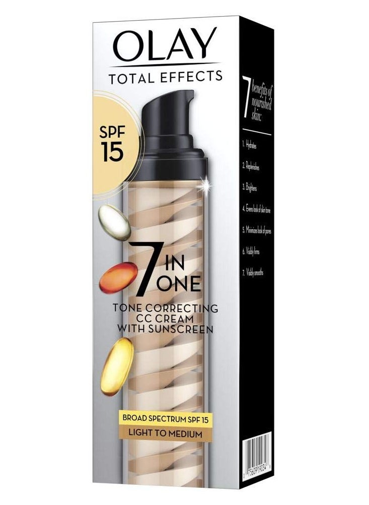 Olay Total Effects Tone Correcting CC Cream SPF 15, 1.7 fl oz