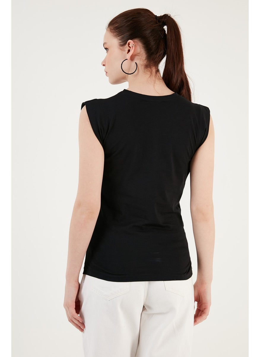 Crew Neck Cotton T Shirt Women's T SHIRT 5864019