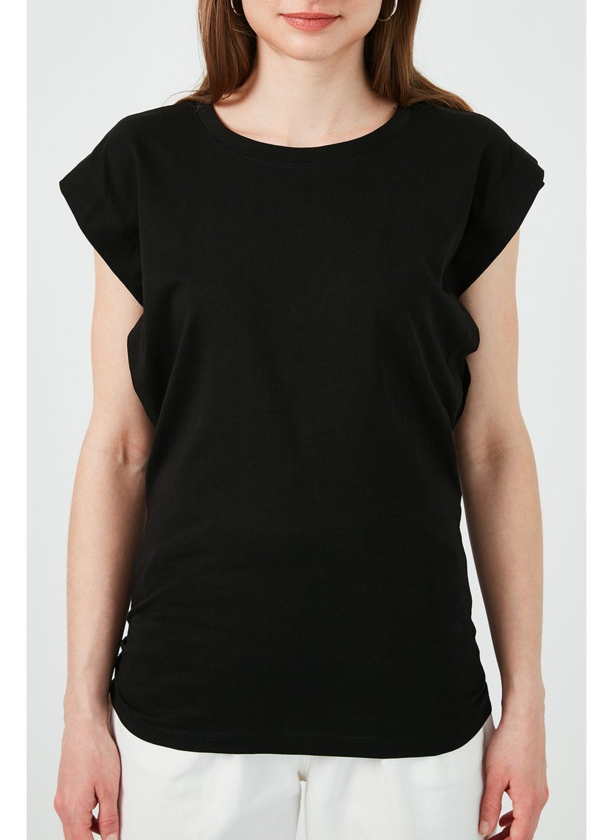 Crew Neck Cotton T Shirt Women's T SHIRT 5864019