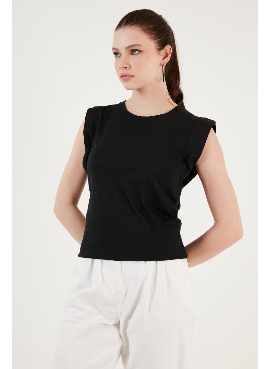 Crew Neck Cotton T Shirt Women's T SHIRT 5864019
