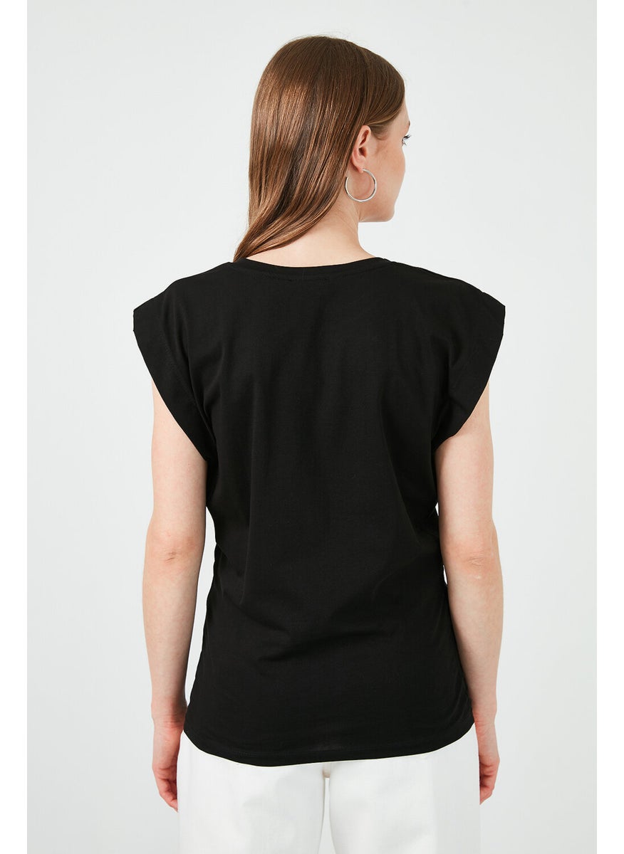 Crew Neck Cotton T Shirt Women's T SHIRT 5864019