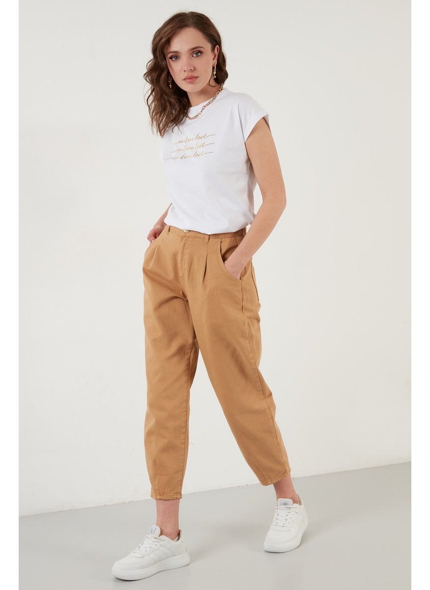 Printed Crew Neck 100% Cotton T Shirt Women's T Shirt 5864217