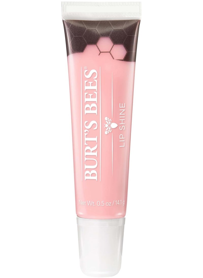 Burt's Bees Lip Gloss, Lip Shine for Women, 100% Natural Makeup, Whisper