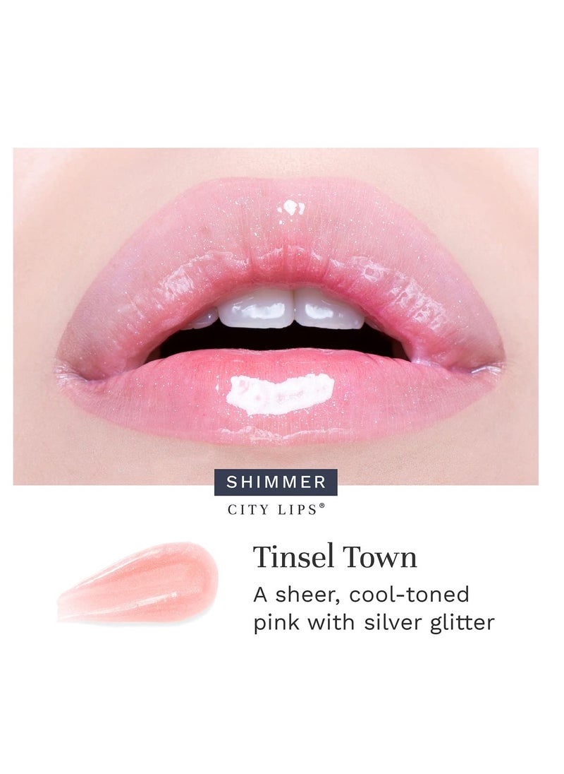 City Beauty City Lips Plumping Lip Gloss - High-Shine Gloss for Fuller, Younger-Looking Lips | Hydrating & Smoothing Lip Treatment Hyaluronic Acid
