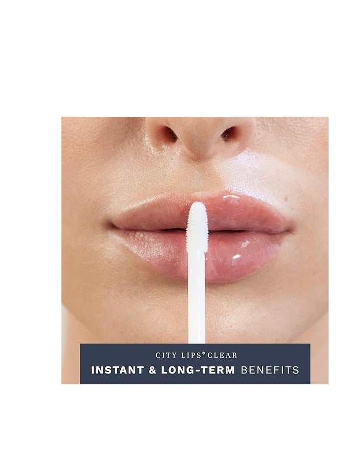 City Beauty City Lips Plumping Lip Gloss - High-Shine Gloss for Fuller, Younger-Looking Lips | Hydrating & Smoothing Lip Treatment Hyaluronic Acid