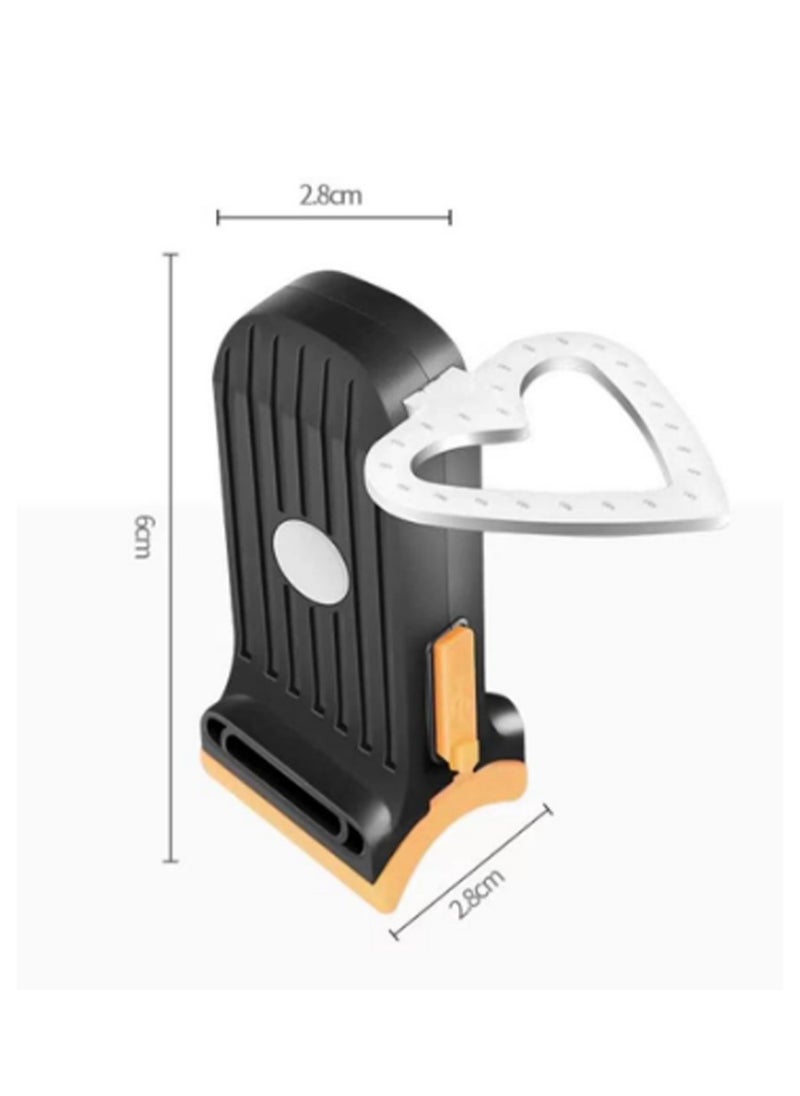 Red Light Heart-Shaped Taillight Bicycle Taillight Outdoor High-Brightness Safety Warning Light Flashing Light, Road Bike Mountain Bike Night Riding Safety Equipment