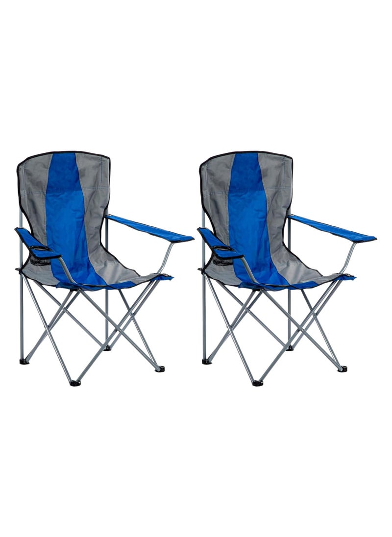 2 PCS Outdoor Camping Chair Durable Sturdy Foldable Portable Chair with Bag for Outdoor Beach Pool Picnic Travel Fishing Lawn Patio 50 50 75CM Load Limit 85 KG 2 Pack