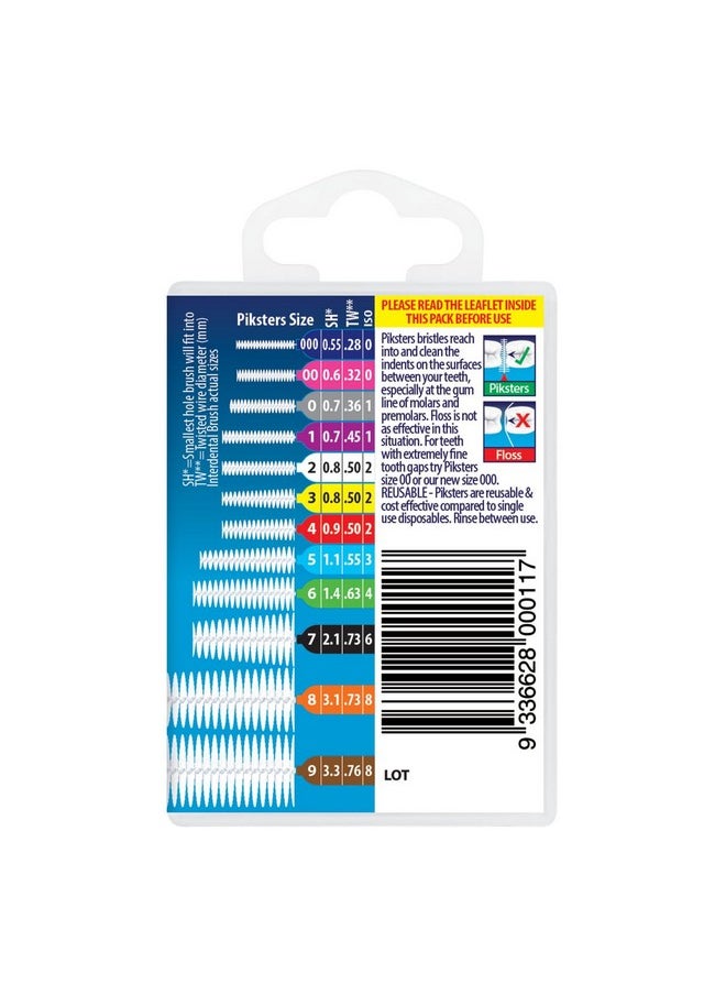 Interdental Brushes (40 Pack, Size 1 (Purple))