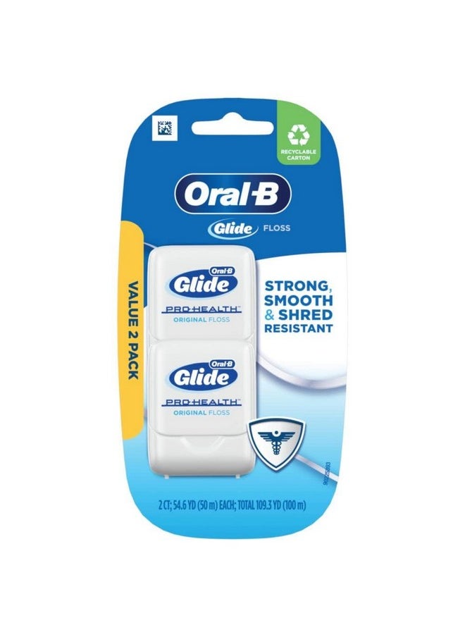 B Glide Pro-Health Original Floss Twin Pack 100 M, Packaging May Vary