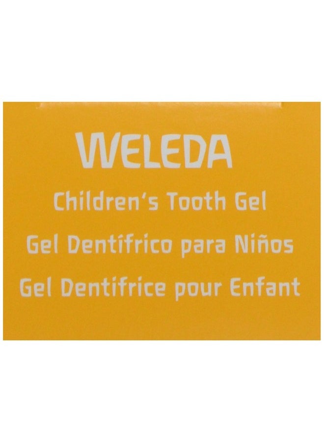 Oral Care Children'S Tooth Gel, 1.7 Fluid Ounce (Pack Of 1), Fluoride Free, Spearmint Flavor, Plant Rich Toothpaste With Calendula, Silica And Fennel