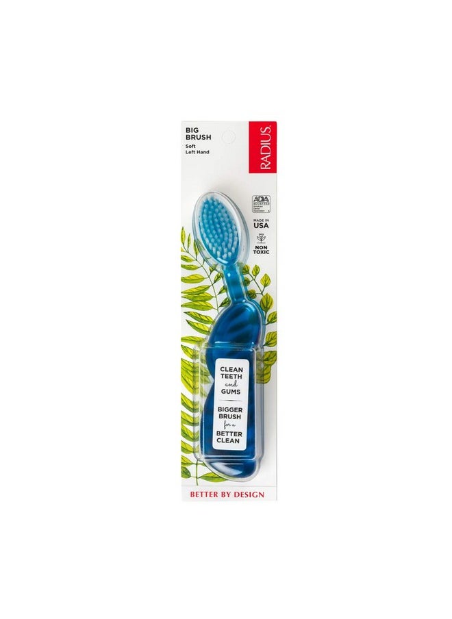 - Original Left Hand Toothbrush, Soft Bristles, Designed To Improve Gum Health And Reduce The Risk Of Gum Disease, Made With Sustainable Materials (Colors May Vary)