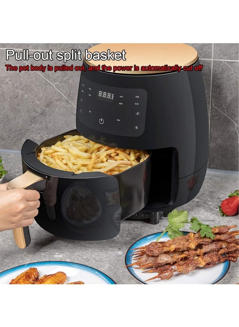 6L Air Fryer, 1200-Watt Hot Airfryer Oven with LCD Digital Screen and Temperature Control