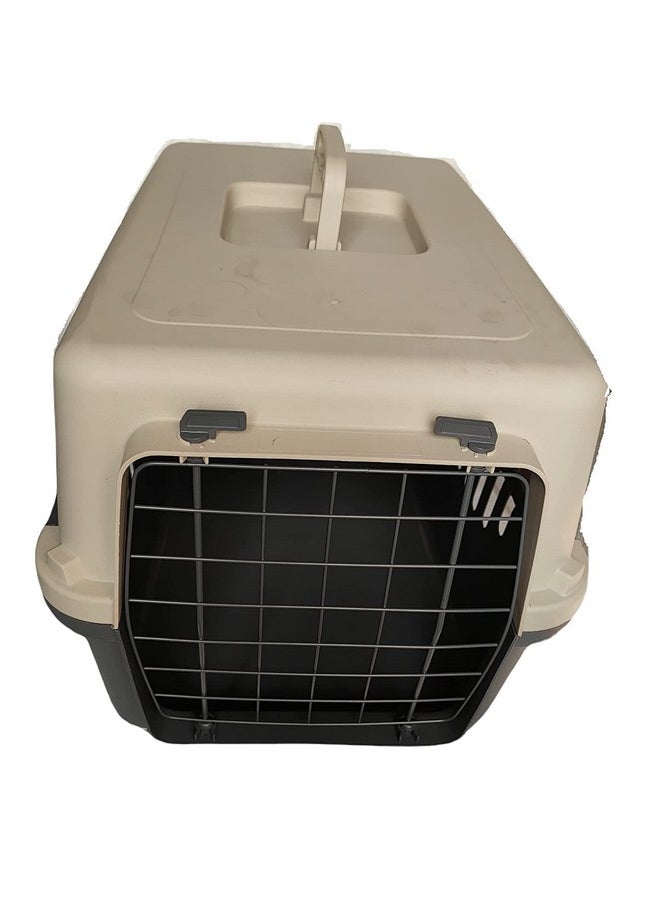 Iata Approved 50 Cm Flight Cage For Small Puppies & Dogs I Pet Carrier I Cat Carrier I Dog Carrier (Size - L50 Cm X H32 Cm X W35 Cm) (20Inch)