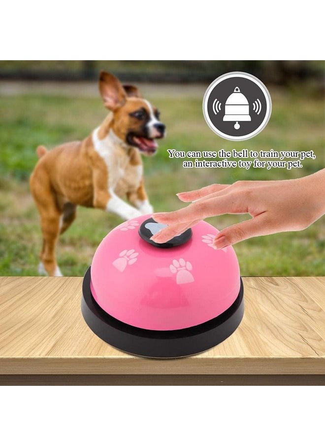 Pets Training Sound Bell | Cute Interactive Calling Footprints Bell | Communication And Training Device For Puppies, Dogs & Cats - Color As Per Available