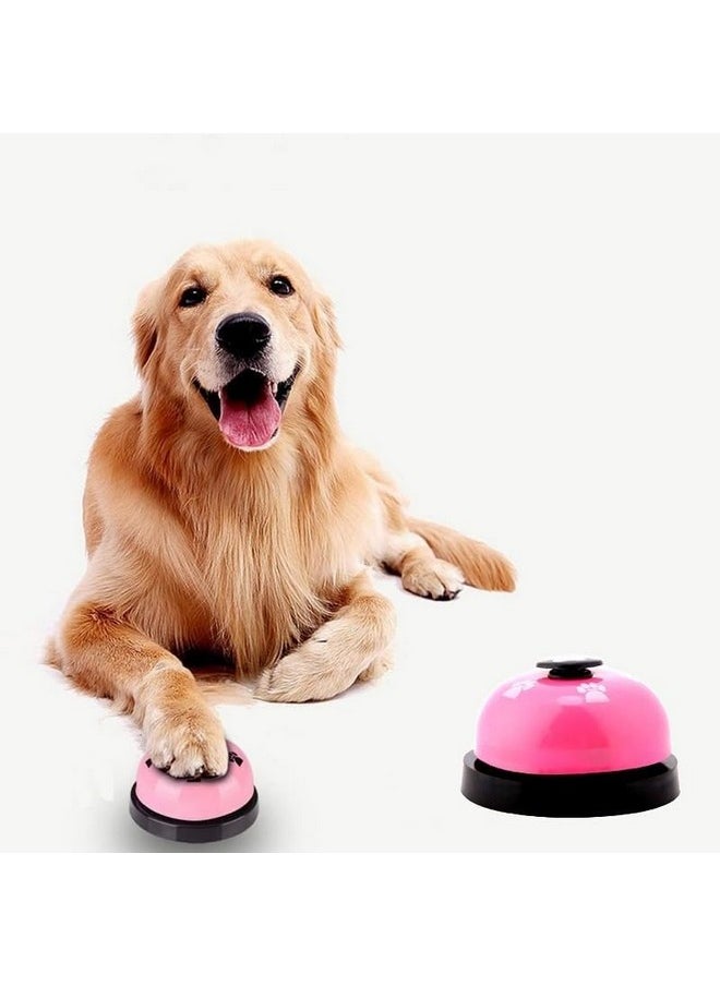 Pets Training Sound Bell | Cute Interactive Calling Footprints Bell | Communication And Training Device For Puppies, Dogs & Cats - Color As Per Available