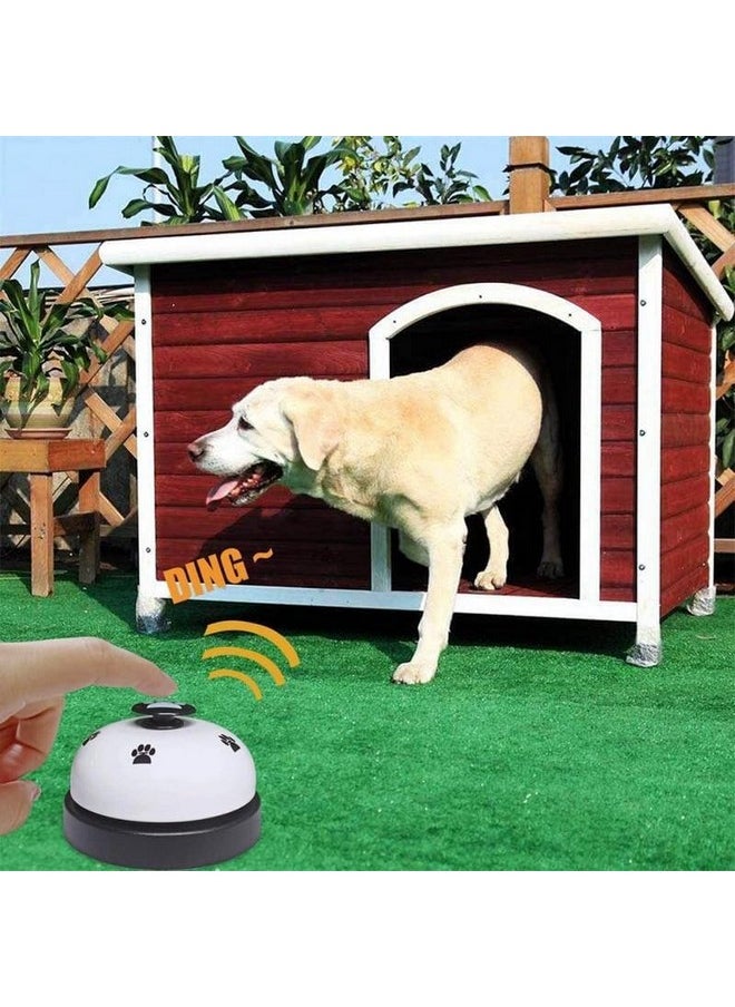 Pets Training Sound Bell | Cute Interactive Calling Footprints Bell | Communication And Training Device For Puppies, Dogs & Cats - Color As Per Available