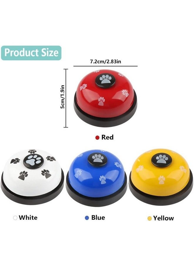 Pets Training Sound Bell | Cute Interactive Calling Footprints Bell | Communication And Training Device For Puppies, Dogs & Cats - Color As Per Available