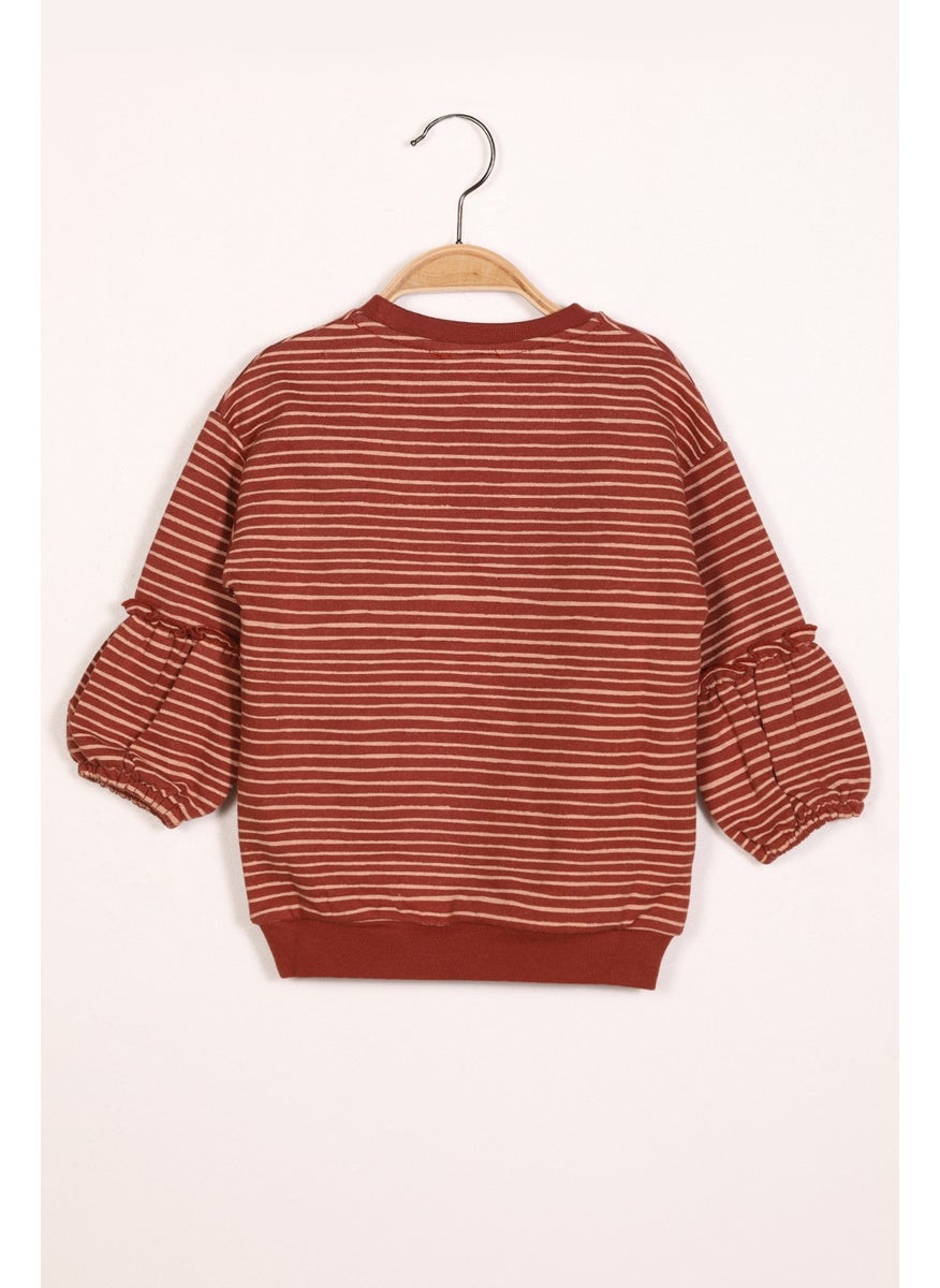 Girl Striped Pullover Sweatshirt (2-7 years old)