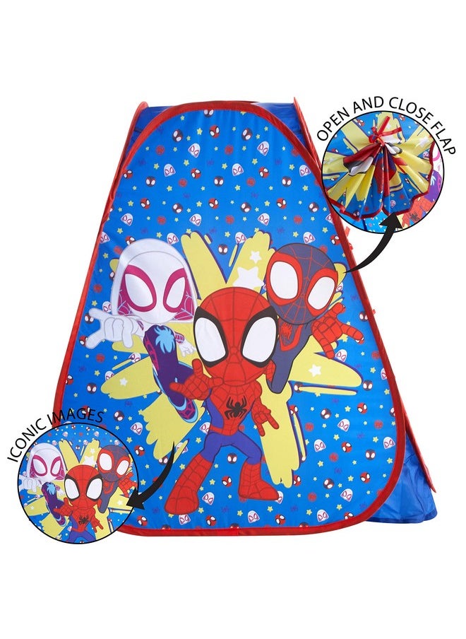 Marvel Spidey And His Amazing Friends Collapsible Pop Up Play Tent For Kids, 28