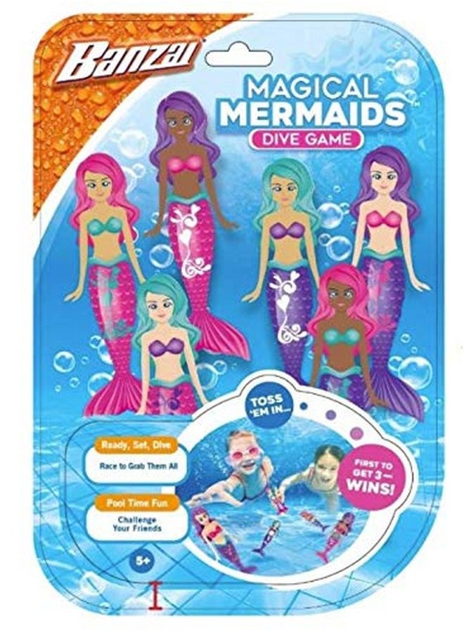 Magical Mermaidsdive Game, 6 Pack
