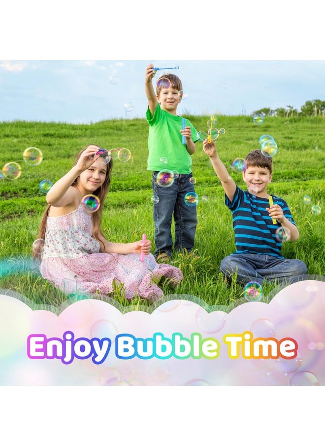 72Pcs Mini Bubble Wands Bulk Bubble Party Favors For Kids, Assortment 8 Color Fun Bubble Maker For Girls Boys Birthday Party Treats Carnival Game Classroom Prizes Bath Time Outdoor Summer Toy