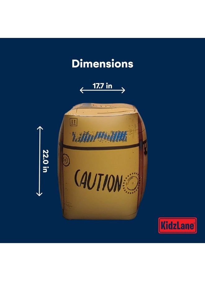 Inflatable Bunkers Set - Barrels For Laser Tags, Blast Guns & Paintball - Inflatable Paintball Battle And Outdoor War Zone Bunker Toys - Easy Set Up Army Party And Laser Tag Battle Gun Game