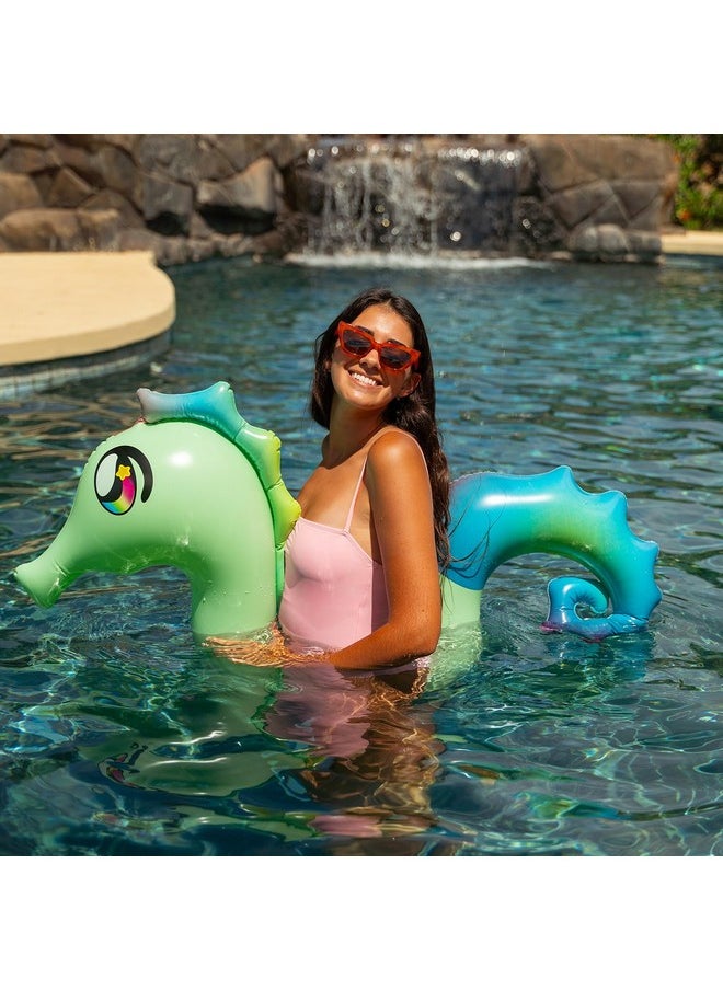 Inflatable Animal Swim Noodles (Seahorse)