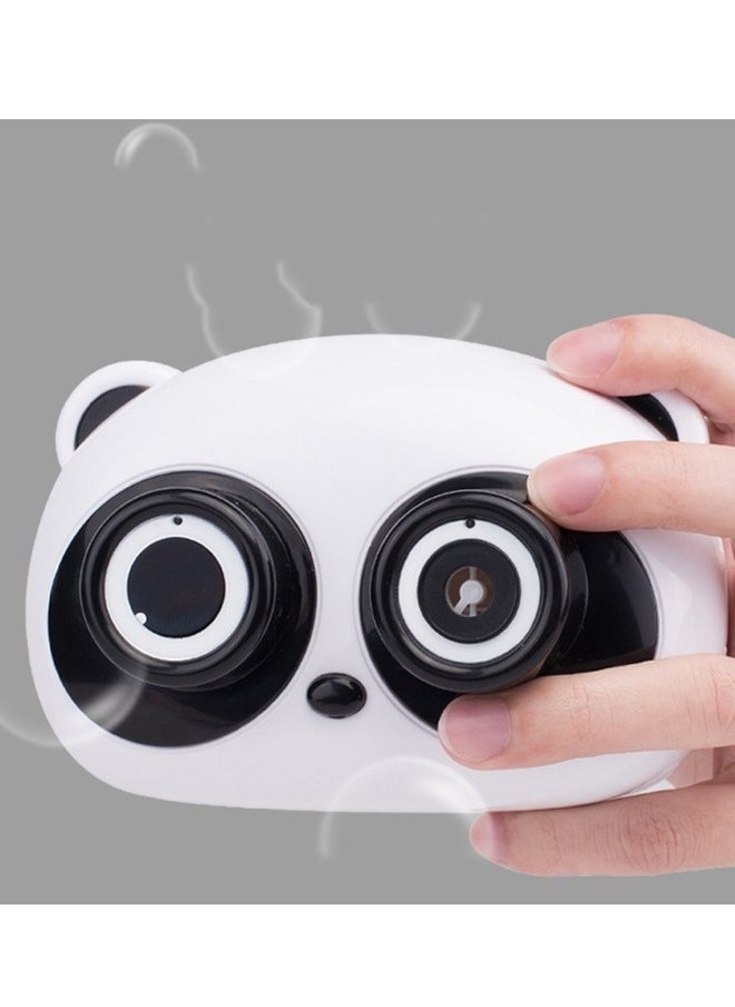 Cute Cartoon Panda Camera Design Fully Automatic Musical Bubble Machine No Bubble Water