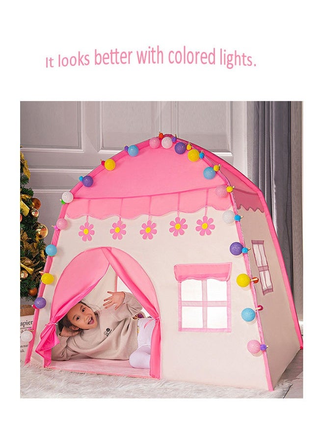 Princess Castle Play Tent for Indoor Outdoor Birthday Gift 130 x 100 x 130cm