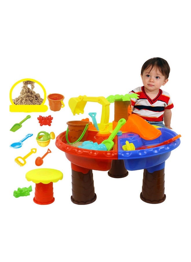 Kids Sand And Water Table Activity Toy Beach Toys Set