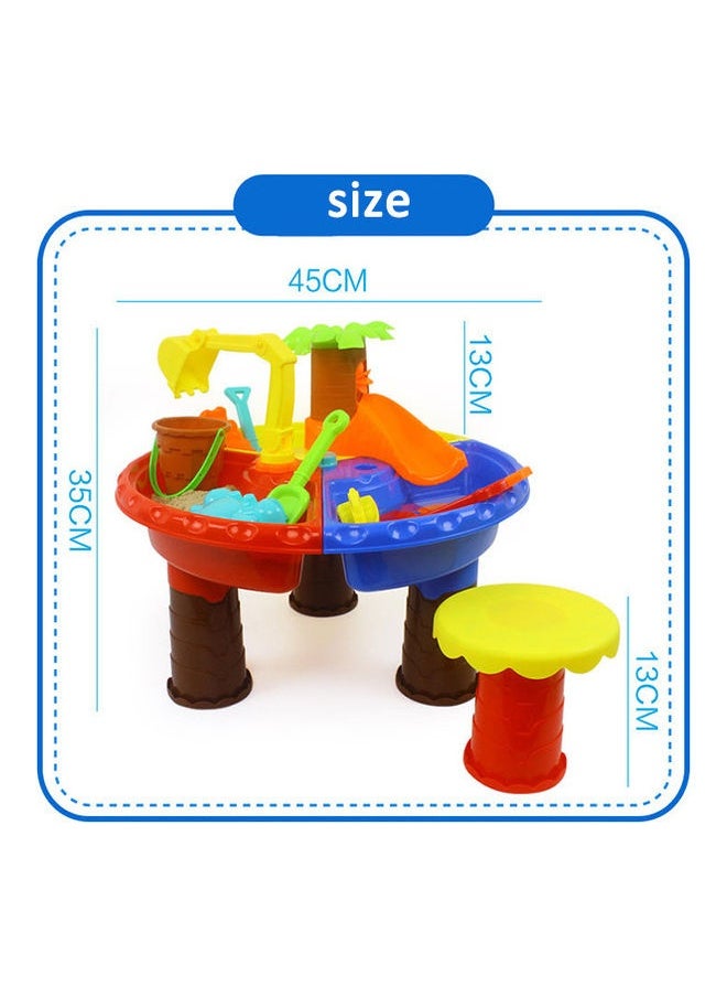 Kids Sand And Water Table Activity Toy Beach Toys Set